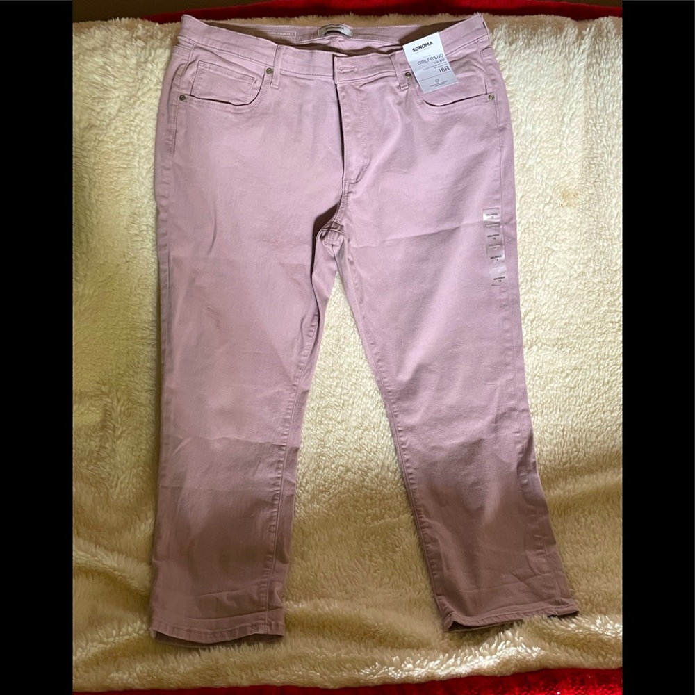 Sonoma dusty pink 16R pants.